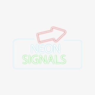 霓虹框灯指示牌免抠图标元素