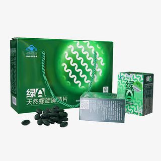 天然螺旋藻精片礼盒免抠