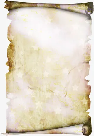 书画 复古卷轴免抠