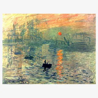 西方油画风景实物图免抠