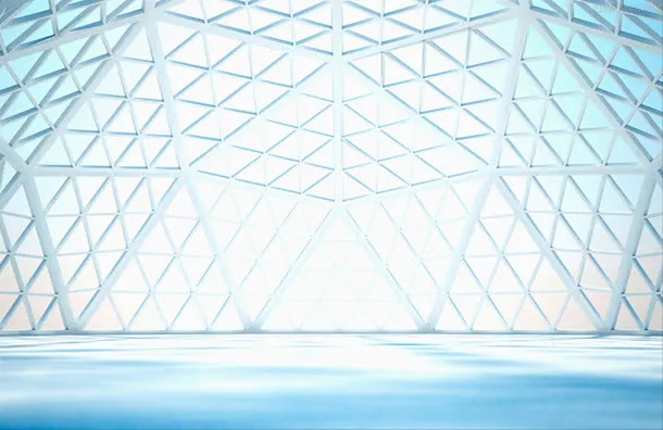 白色建筑物几何形免抠