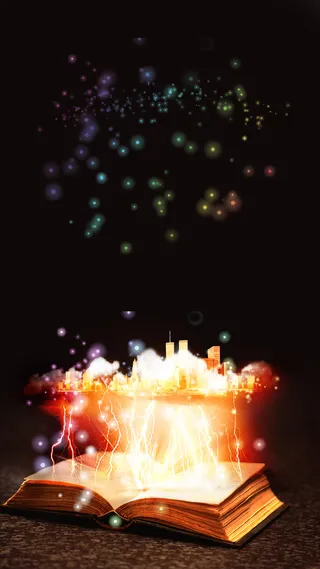 五彩绚烂知识产权日源文件H5背景高清