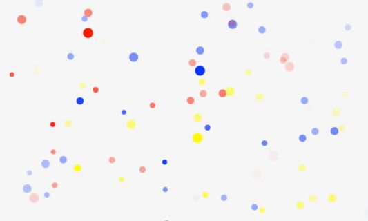 蓝色靓丽光效设计免抠