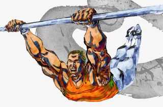 举重运动员免抠