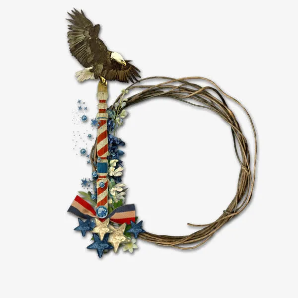 木枝美国老鹰免抠