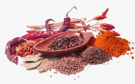 干辣椒辣椒粉调料免抠