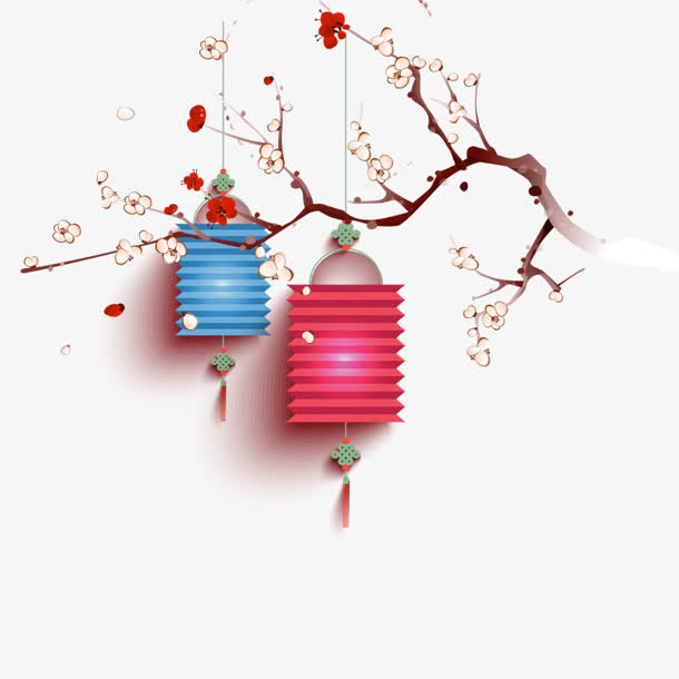 玫瑰花 灯笼 png素材免抠