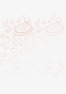 汉堡披萨小吃底纹免抠