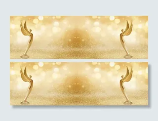 金色欧美复古背景高清