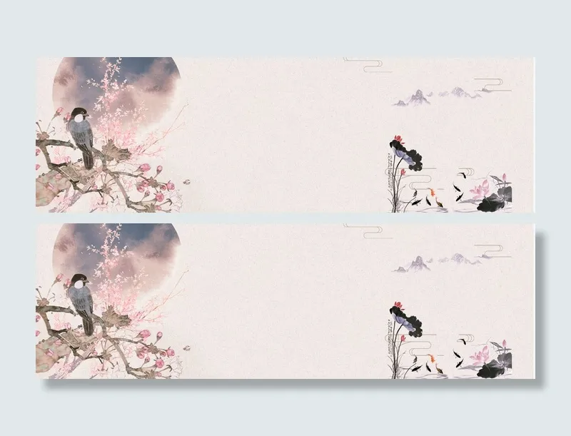 秋季上新中国风女装banner高清