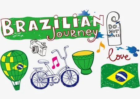 创意巴西足球杯元素免抠