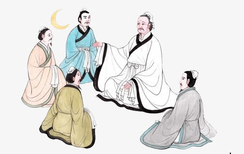尊师重道人物汇聚免抠