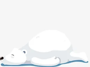 白色北极熊免抠