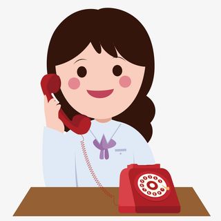招聘人物接电话的客服免抠