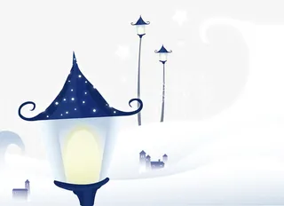 唯美童话故事插画免抠