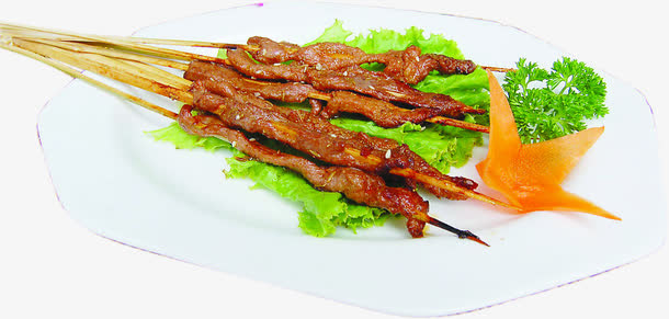 中秋节烧烤鸡翅食材免抠