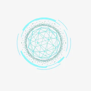 科技发光粒子免扣图免抠 科技发光粒子免扣图免抠