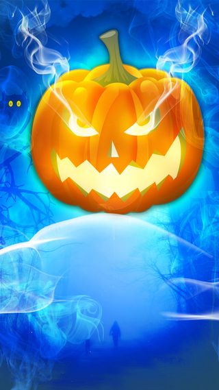 炫彩万圣南瓜H5背景高清