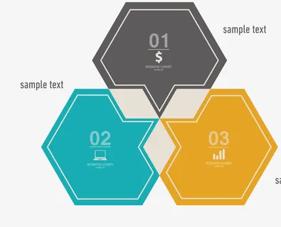 色彩数据图表模板免抠