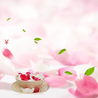 玫瑰精华水面膜PSD分层主图背景素材高清