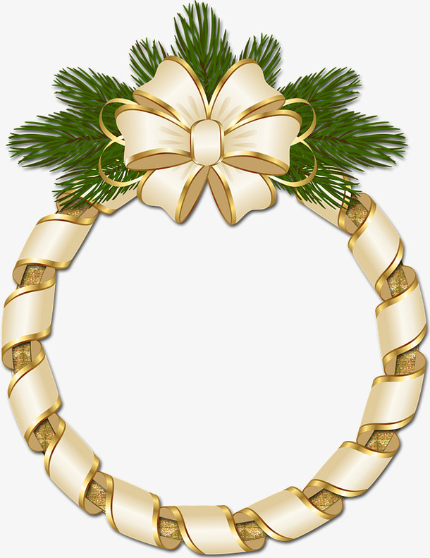 圣诞素材-圣诞装饰框免抠