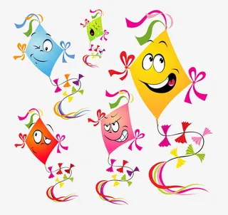 可爱卡哇伊风筝素材免抠免抠