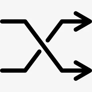 洗牌的箭图标免抠