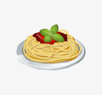 一盆冷面免抠