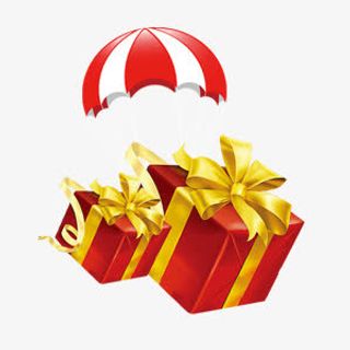 降落伞礼包免抠