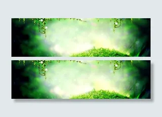 小清新梦幻背景海报