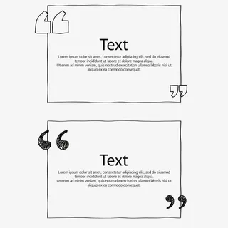 创意简洁PPT对话框矢量素材免抠