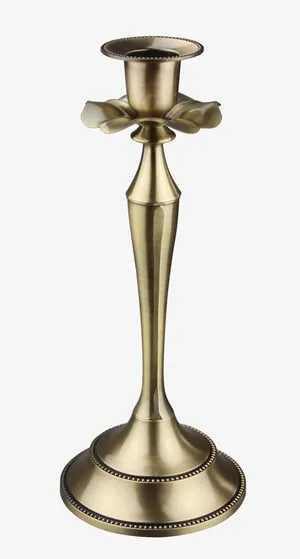 高档金色烛台烛灯免抠