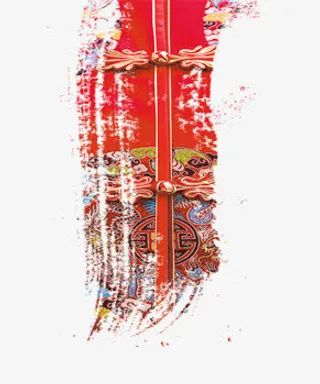 中国风文字水墨矢量免抠