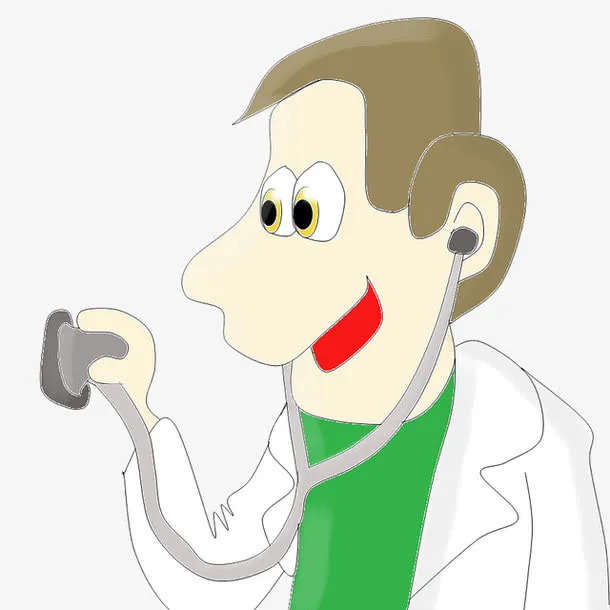 男医生卡通免抠