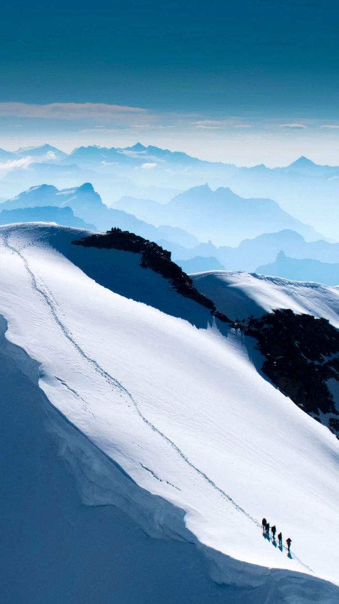 山峰雪山背景高清