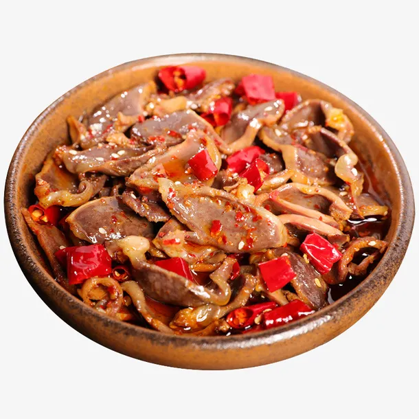 麻辣鸭肫免抠PNG免抠