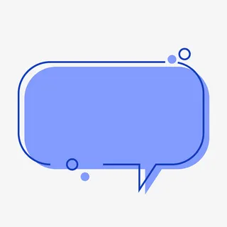 蓝色对话框边框蛔免抠