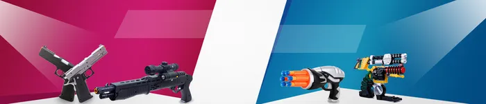 淘宝手枪展板banner创意背景高清