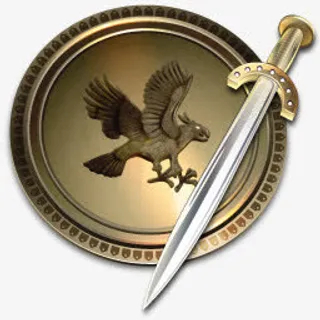 猫头鹰盾牌宝剑免抠