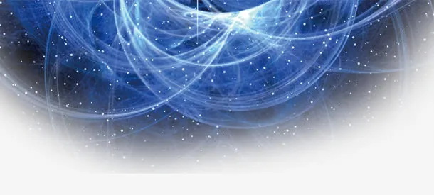 蓝色科技装饰元素免抠