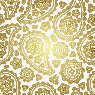 金色质感中国风大气花纹底纹免抠