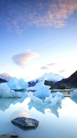 冬季风景白色H5背景高清