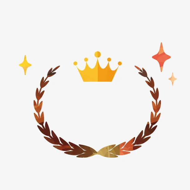 灰色麦穗圆环免抠