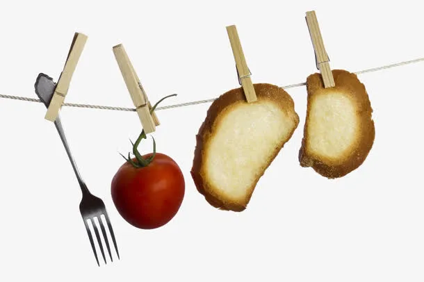 夹食物的木夹子免抠