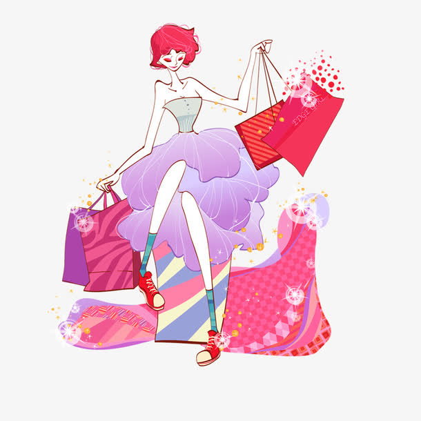 妇女节卡通素材免抠