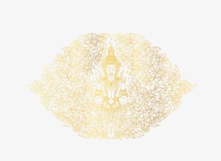 人物花纹底纹素材免抠