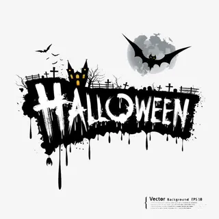 万圣节字体设计高清免扣素材免抠字体元素
