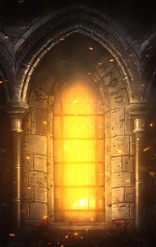 金色炫光H5背景高清