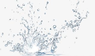 水珠飞溅沸腾洒落免抠