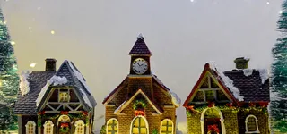 圣诞小屋背景高清